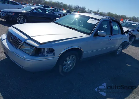 2003 Mercury Grand Marquis Ls from USA, damaged, VIN 2MEFM75W63X635281